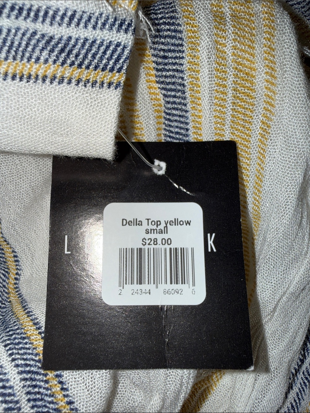 Striped Cropped Top - Picture 4 of 4